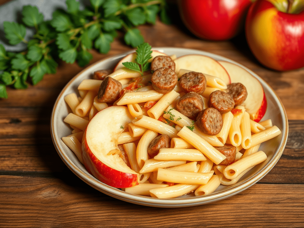 Pasta 17 create a featured image of a delicious plate of rigatoni
