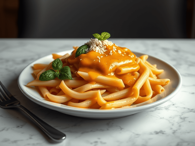 Ingredients 167 create a featured image showcasing a delicious plate of penne