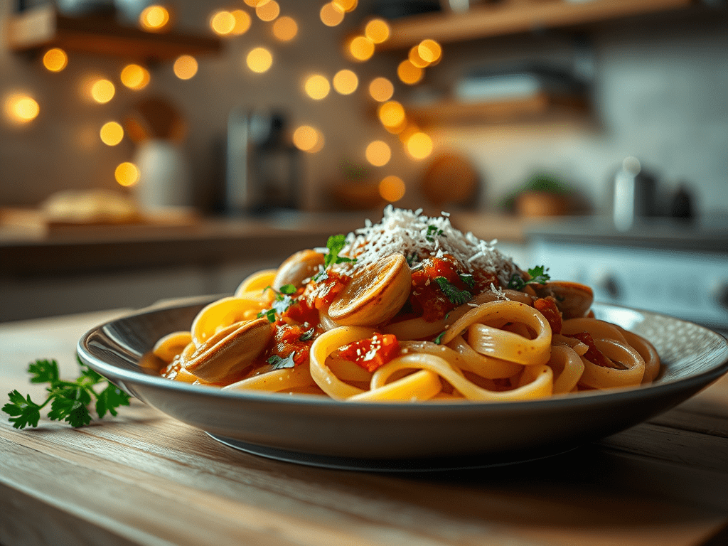 Pasta 31 create a featured image that highlights a beautifully plated dish