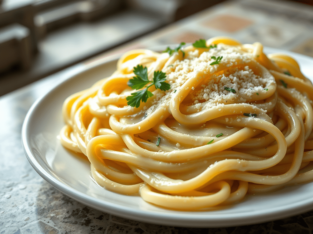 Pasta 21 create a highly detailed high resolution image of a beautifully plated 2