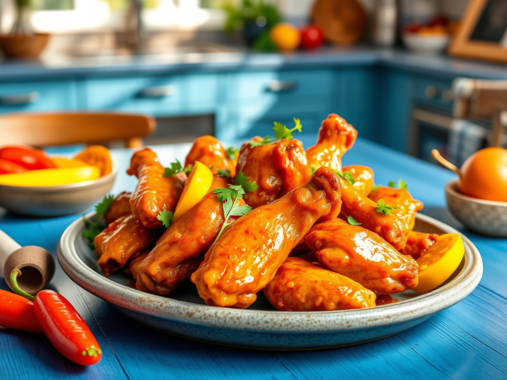 create a vibrant and enticing image of mouth watering mango habanero