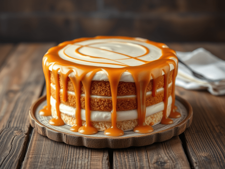 Ingredients 201 salted caramel cake w rich flavor