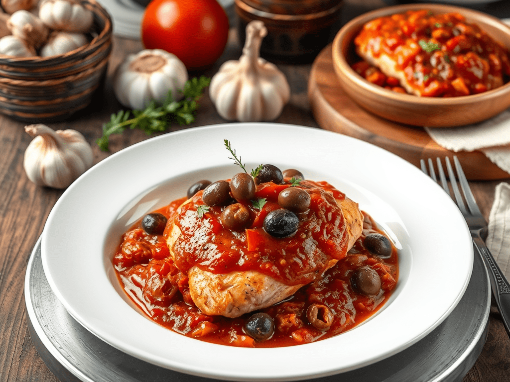 create a featured image for a blog post about pollo