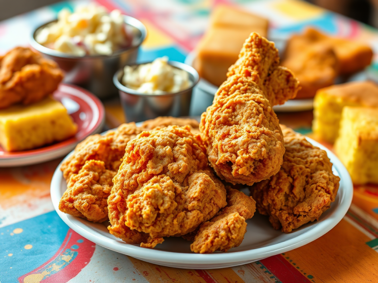 Ingredients 208 create a featured image showcasing a plate of flakey southern