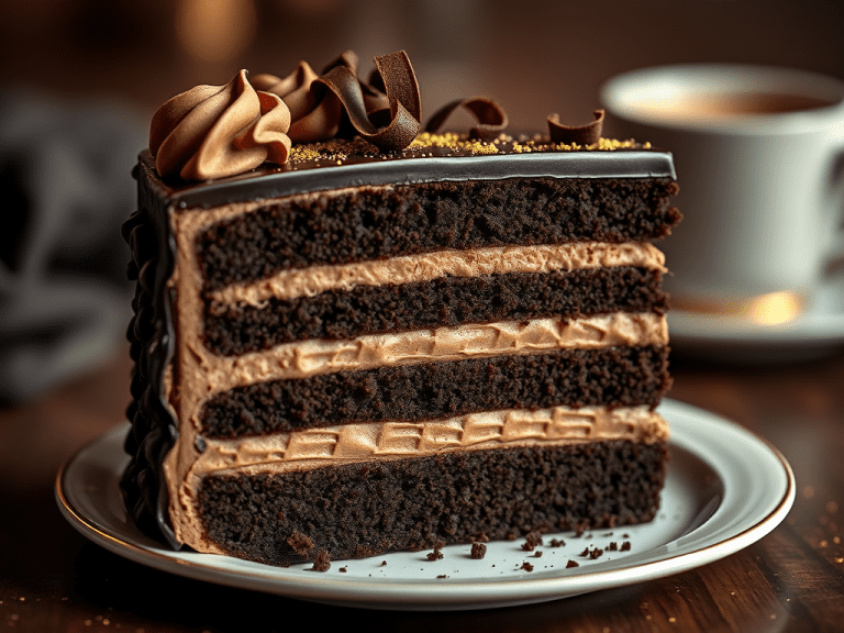 Gallery 19 black tie mousse cake